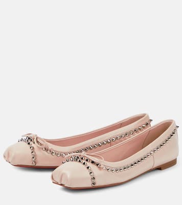Ballerine Mamadrague Spikes in pelle | Christian Louboutin