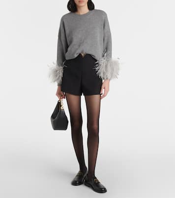 VGold Crêpe Couture短裤 | Valentino