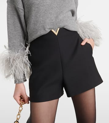 VGold Crêpe Couture短裤 | Valentino