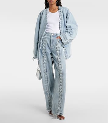 Jeans rectos con cordones | Rotate