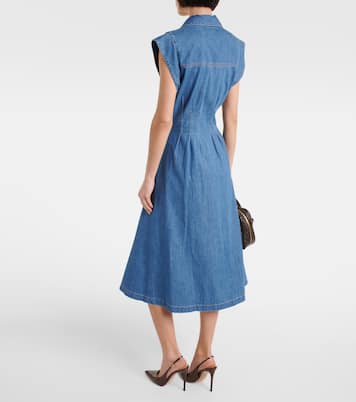 Ruben cotton chambray shirt dress | Veronica Beard
