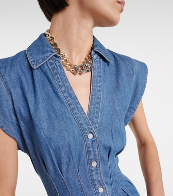 Ruben cotton chambray shirt dress | Veronica Beard