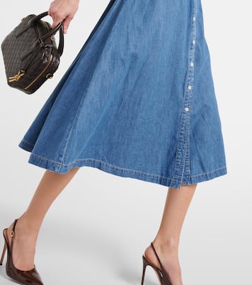 Ruben cotton chambray shirt dress | Veronica Beard