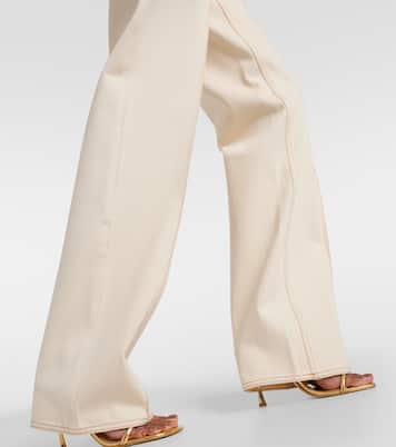 Weite Low-Rise-Hose Tuxis aus Baumwolle | Aya Muse