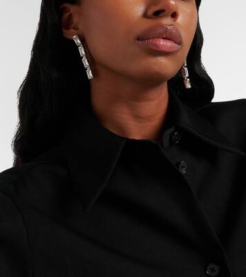 Orecchini con cristalli | Jil Sander