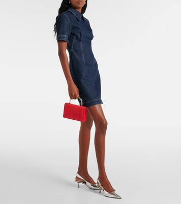 Borsa a spalla Arc Small in suede | Staud