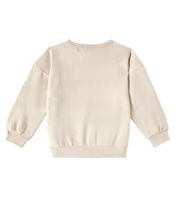 Sweatshirt Lou aus Fleece mit Pailletten | Konges Sløjd