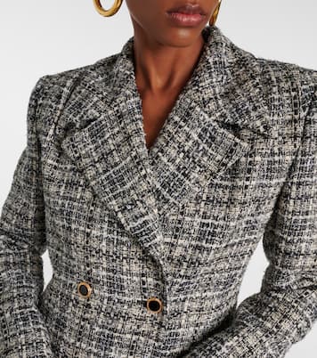 Abrigo de tweed de Lurex® | Alessandra Rich