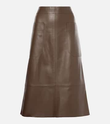 Gonna midi Blomfield in pelle | Joseph