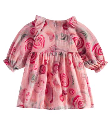 Baby ruffled floral wool dress | Chloé Kids