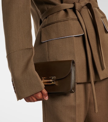 Leather shoulder bag | Victoria Beckham