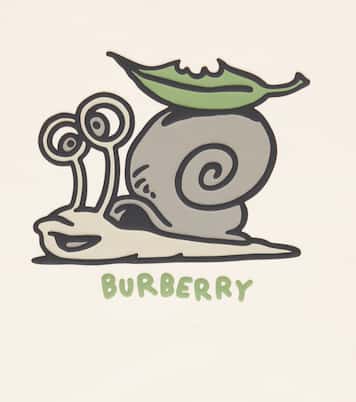 T-shirt Snail en coton à logo | Burberry Kids