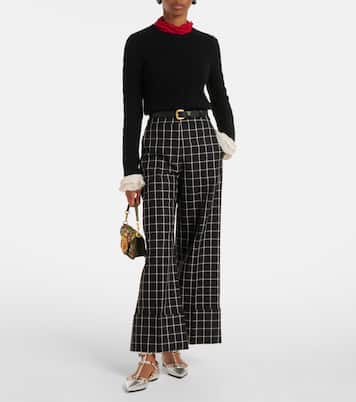Rockstud embellished leather ballet flats | Valentino Garavani