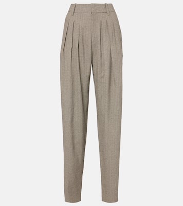 Pantalones tapered Iwena de mezcla de algodón | Isabel Marant