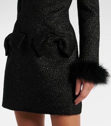 Sequined metallic minidress | Self-Portrait