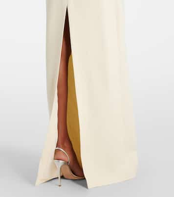 Chain-trimmed crêpe gown | David Koma