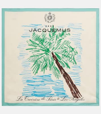 Foulard Palmier in seta con stampa | Jacquemus