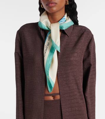 Foulard Palmier in seta con stampa | Jacquemus