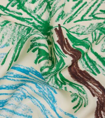 Foulard Palmier in seta con stampa | Jacquemus