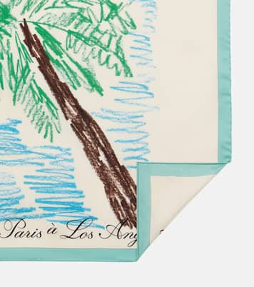 Foulard Palmier in seta con stampa | Jacquemus