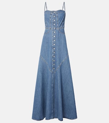 Abito lungo Seville in denim | AG Jeans