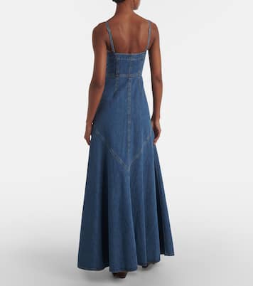 Abito lungo Seville in denim | AG Jeans
