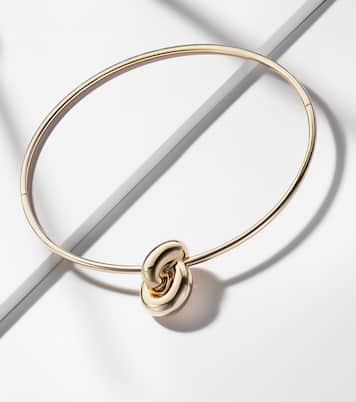 Choker Thin Knot en or 10 ct | Jennifer Fisher