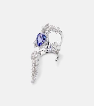 Anello Reign Supreme in oro bianco 18kt con tanzanite e diamanti | Yeprem