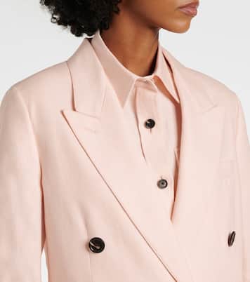 Genny linen and wool Batavia blazer | Loro Piana