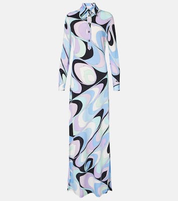 Vestido largo Vivara en jersey | Pucci
