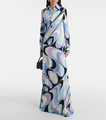 Vestido largo Vivara en jersey | Pucci