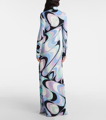 Vestido largo Vivara en jersey | Pucci