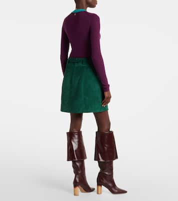 Minirock aus Veloursleder | Chloé