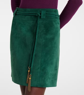 Minirock aus Veloursleder | Chloé