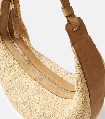 Sac Augustina en raphia et daim | Khaite