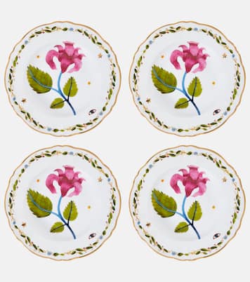 Fabula Profumo set of 4 porcelain soup plates | Bitossi