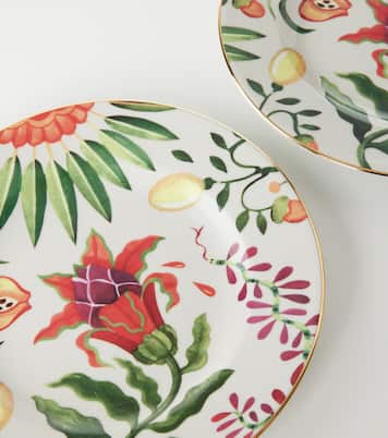 Eden set of 2 porcelain dinner plates | La DoubleJ