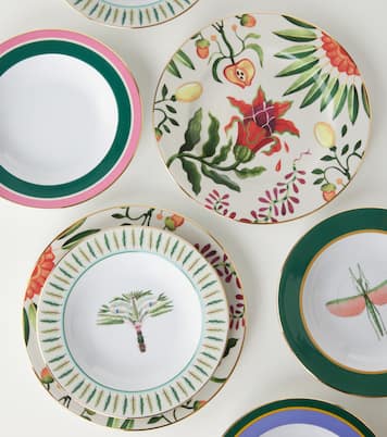Eden set of 2 porcelain dinner plates | La DoubleJ