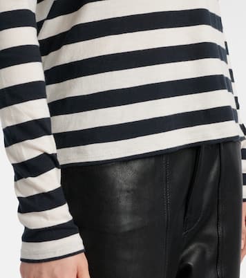 T-shirt in jersey di cotone a righe | Nili Lotan