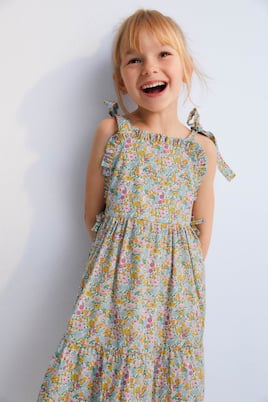 Bedrucktes Kleid Andreas aus Baumwolle | The New Society