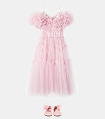 Abito Carnation in tulle con volant | Tutu Du Monde
