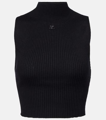 Top aus Baumwolle und Wolle | Courrèges