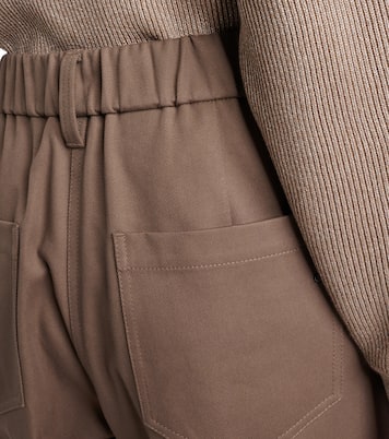 Pantalones slim en mezcla de algodón | Brunello Cucinelli