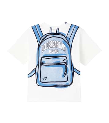 Printed cotton jersey T-shirt | Dolce&Gabbana Kids