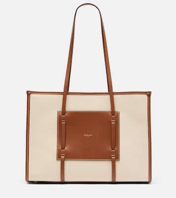 Cabas Capri en toile et cuir | DeMellier
