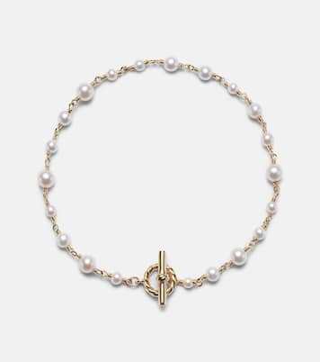 Pearl Classics 18kt gold bracelet with pearls | David Yurman