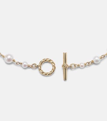 Pearl Classics 18kt gold bracelet with pearls | David Yurman