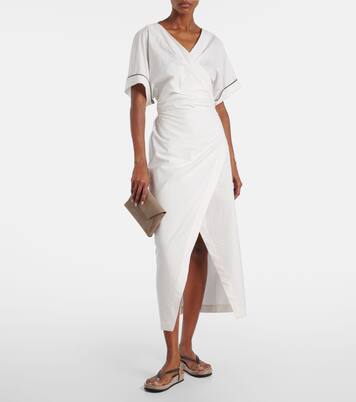 Sandali infradito Monili in suede | Brunello Cucinelli