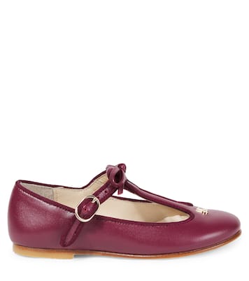 Leather ballet flats | Bonpoint