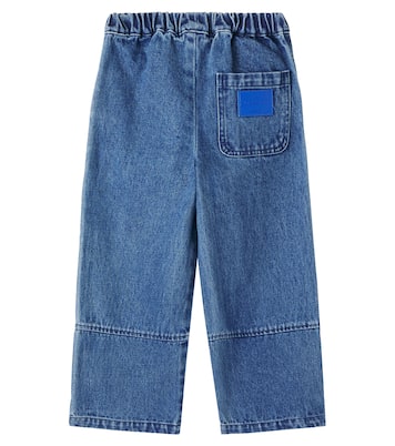 Jeans a gamba larga Cesar con ricamo | Liewood